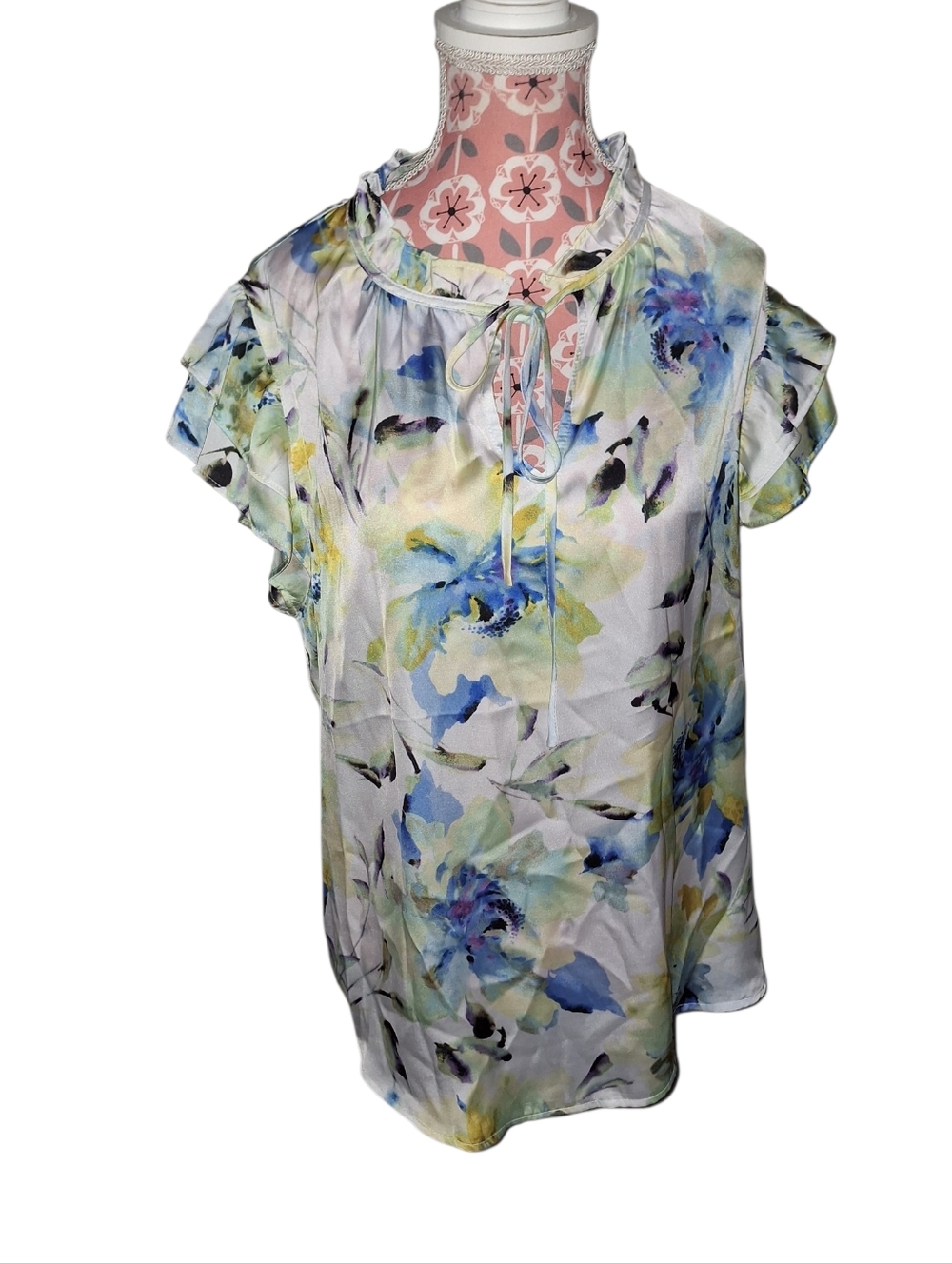 Anne Klein Floral Blouse
